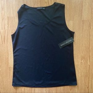 Notations sleeveless blouse